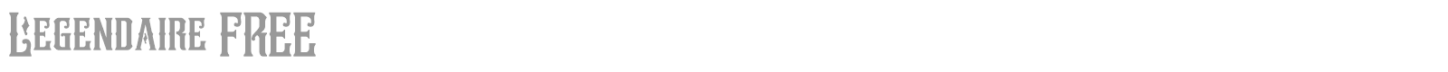 Legendaire font preview